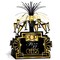 Party Central Club Pack of 12 Black and Gold Great 20's Hollywood Tabletop Centerpieces Party Decors 13"